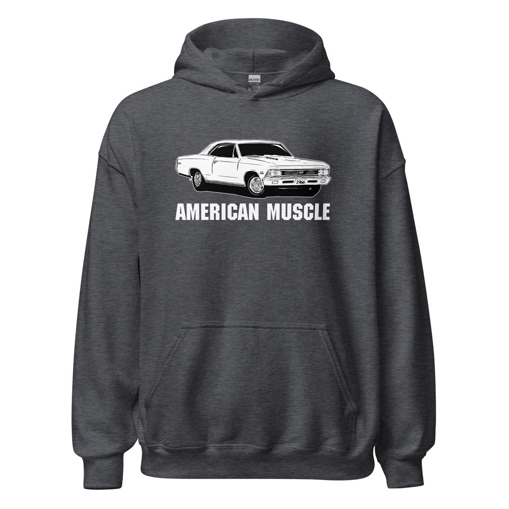 1966 Chevelle Hoodie American Muscle Car Sweatshirt