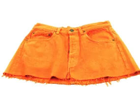 90s Levis Burnt Orange Mini Skirt - 8