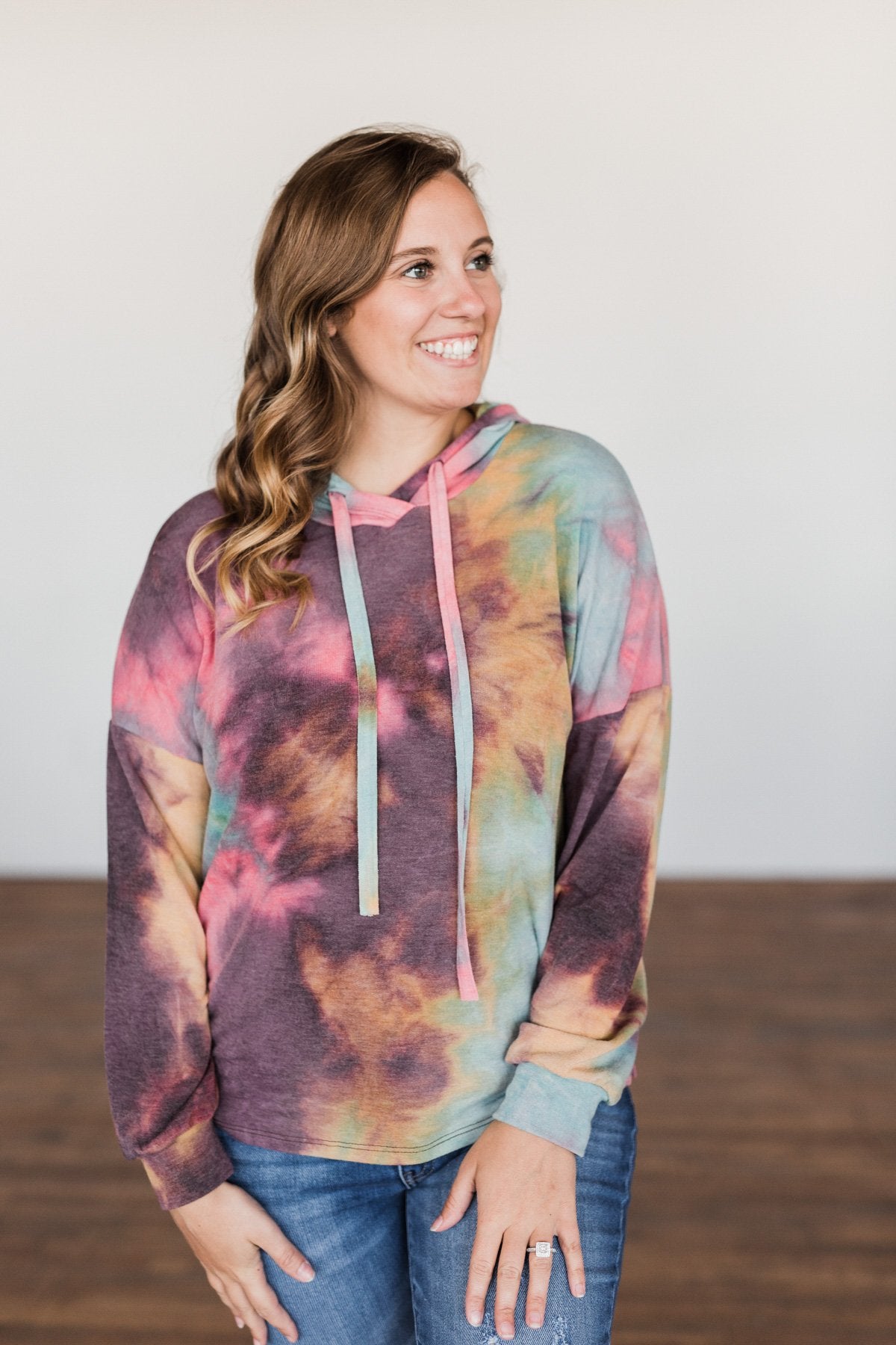 A Colorful Life Tie Dye Hoodie- Multi-Color