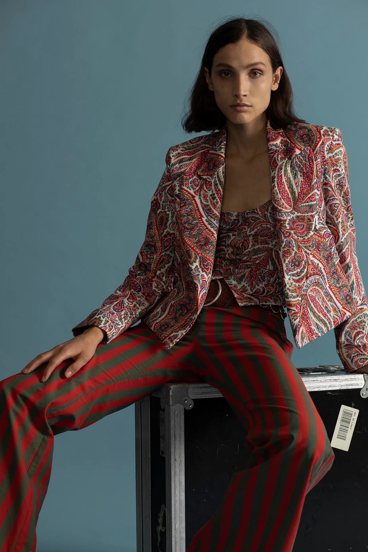 ALIX OF BOHEMIA Demi Paisley Blazer