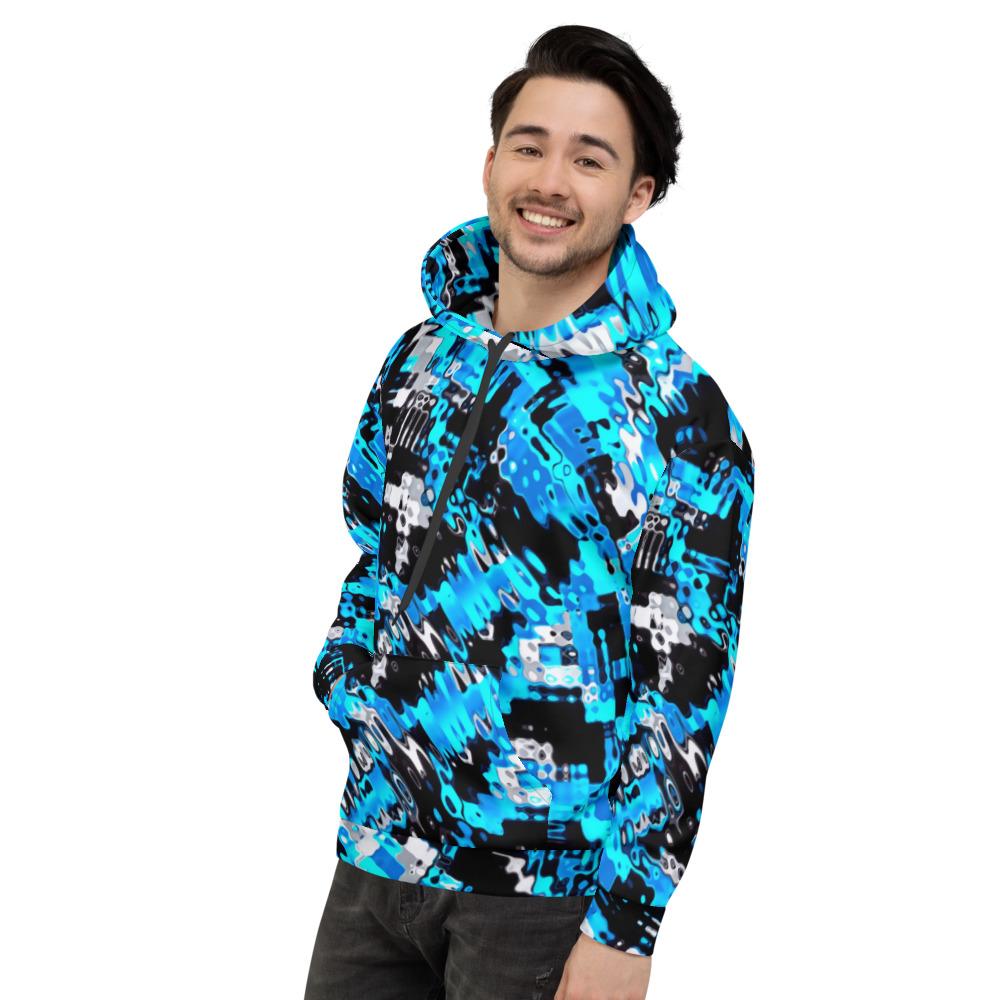 Aqua Rave Pullover Hoodie