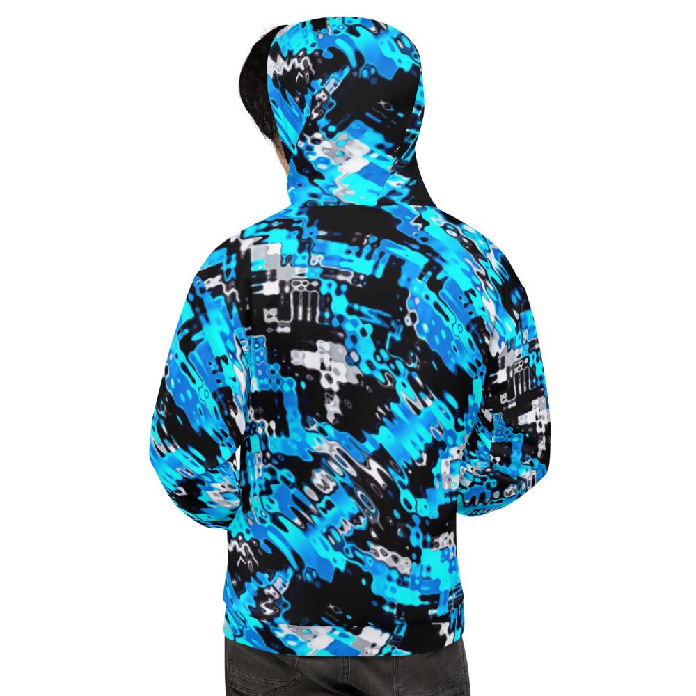 Aqua Rave Pullover Hoodie