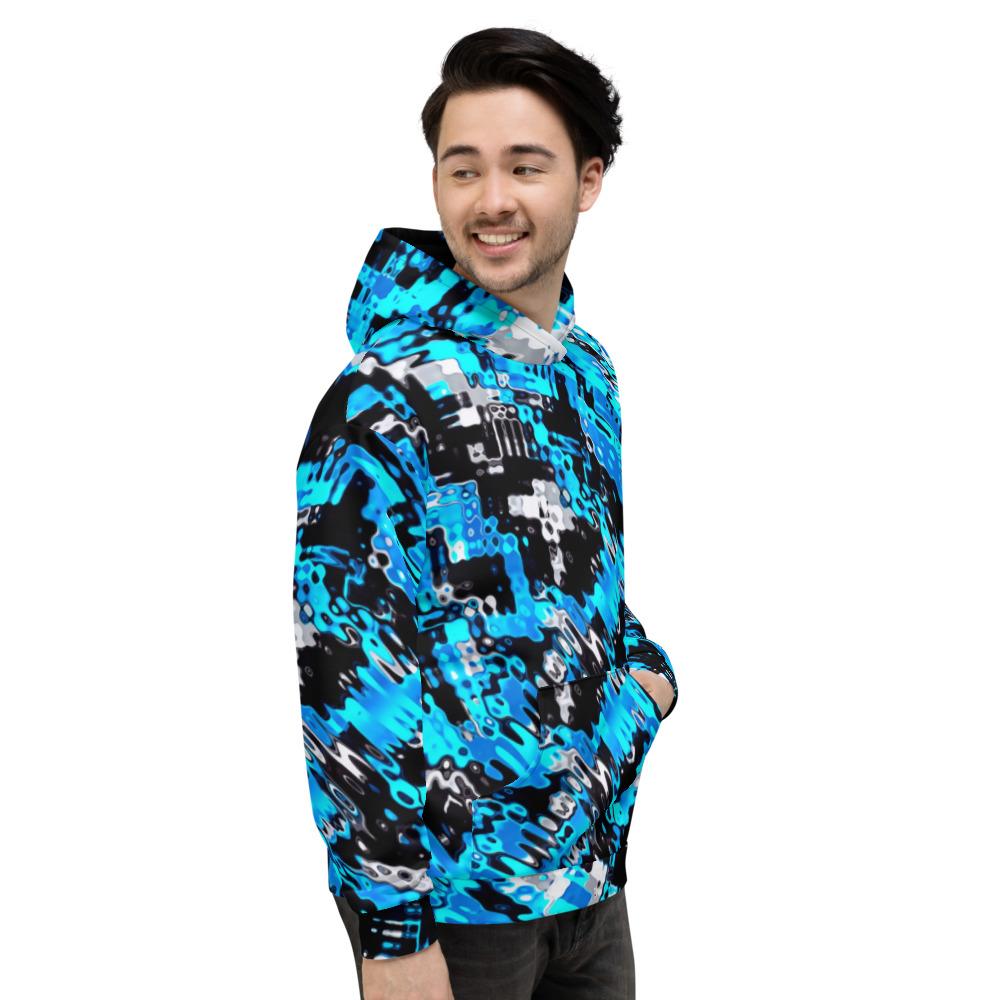 Aqua Rave Pullover Hoodie