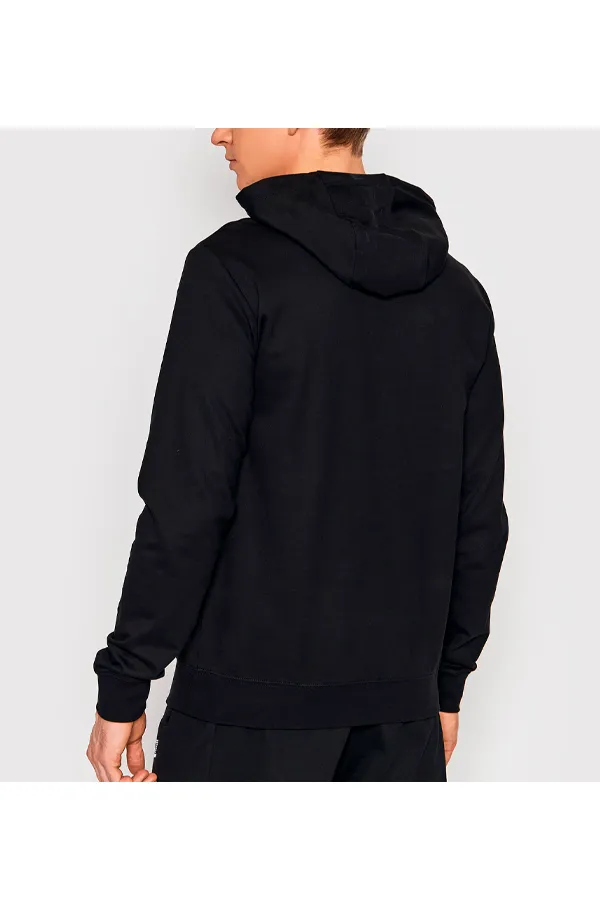 Armani EA7 Regular Hoodie Big Logo Black