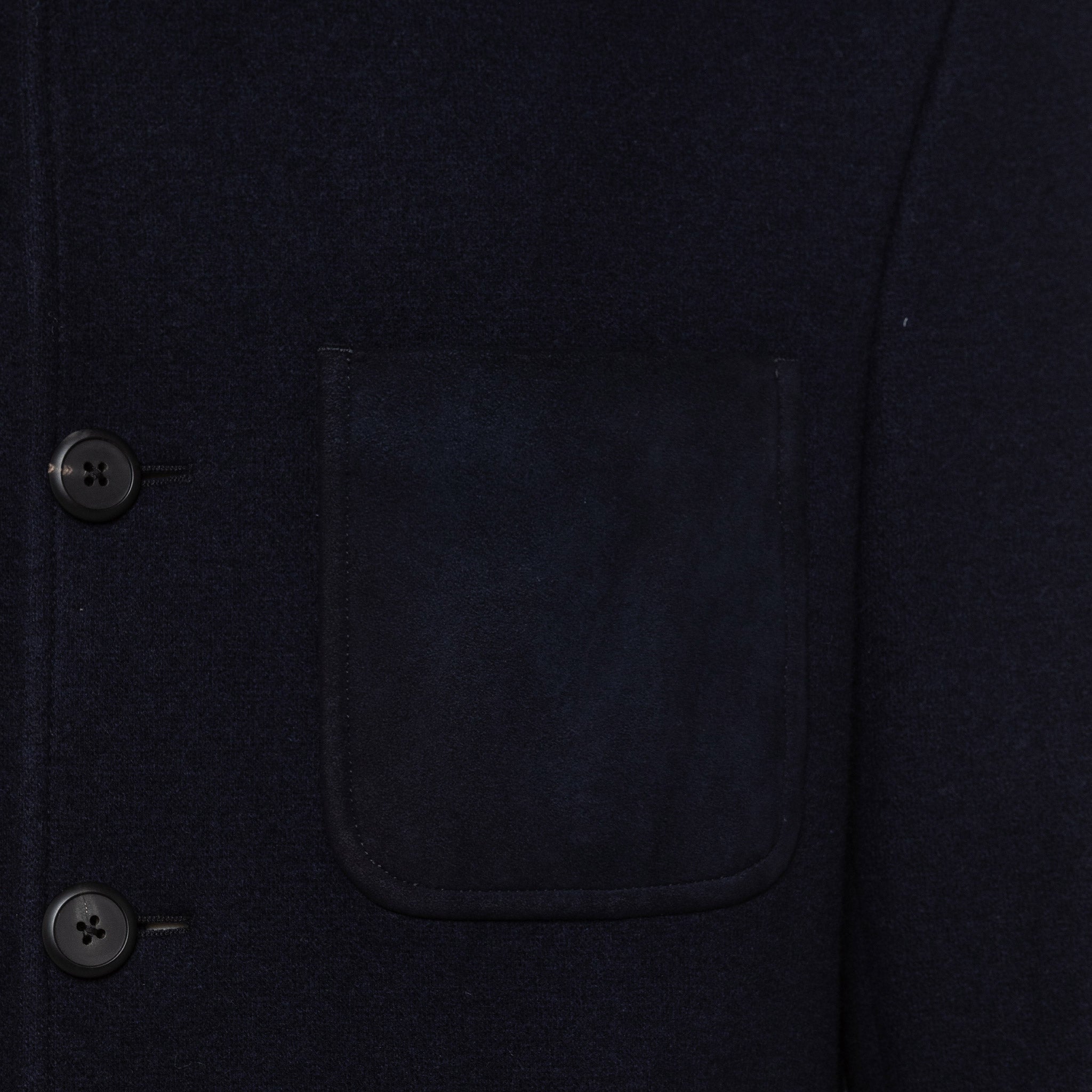 Bard wool and cashmere blazer with leather details