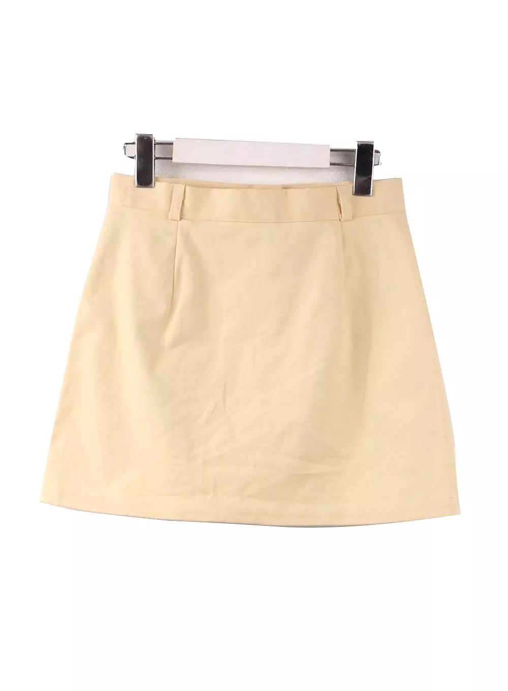 Basic Cotton Mini Skirt IF408