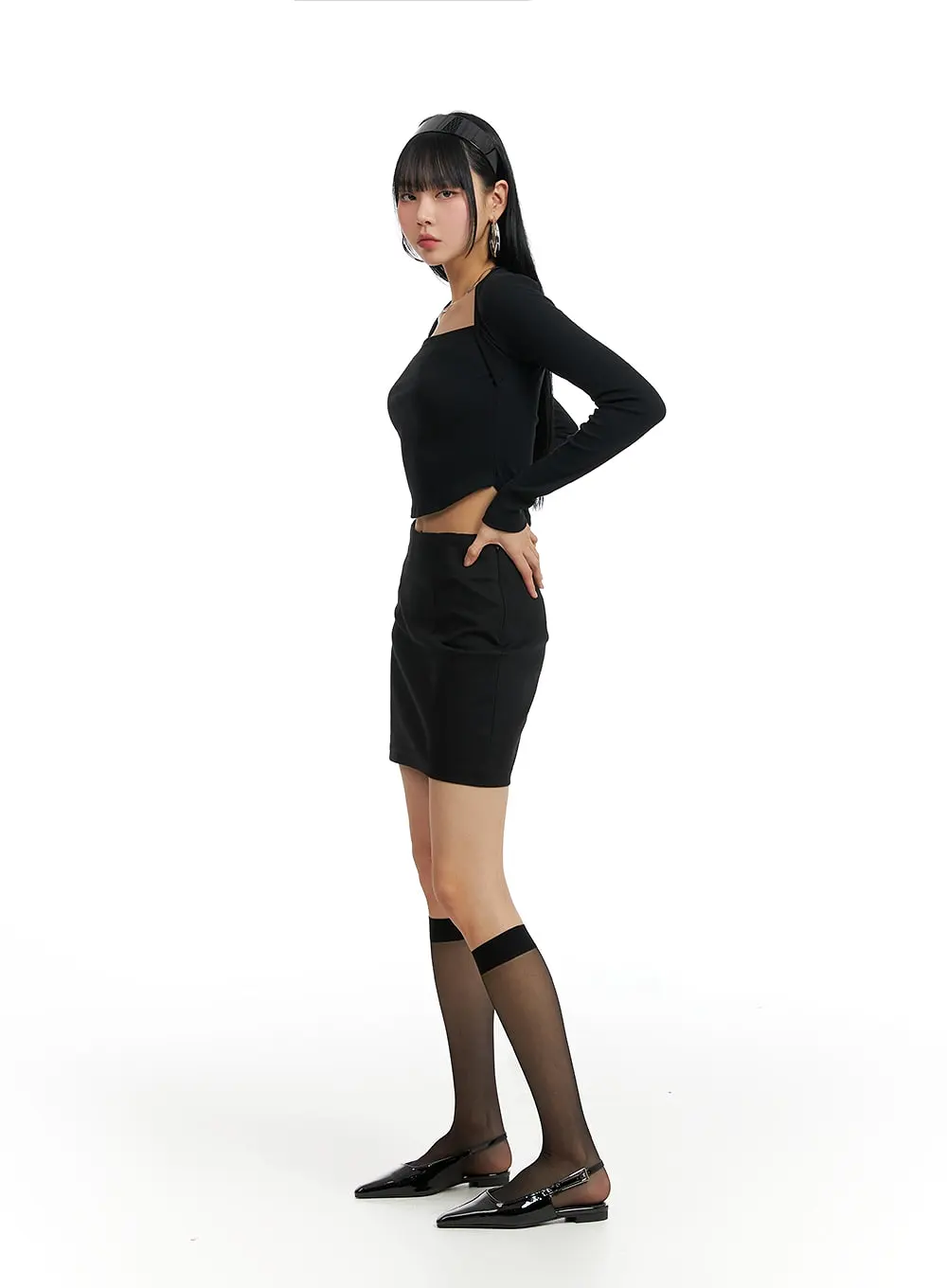 Basic Mini Skirt IF402