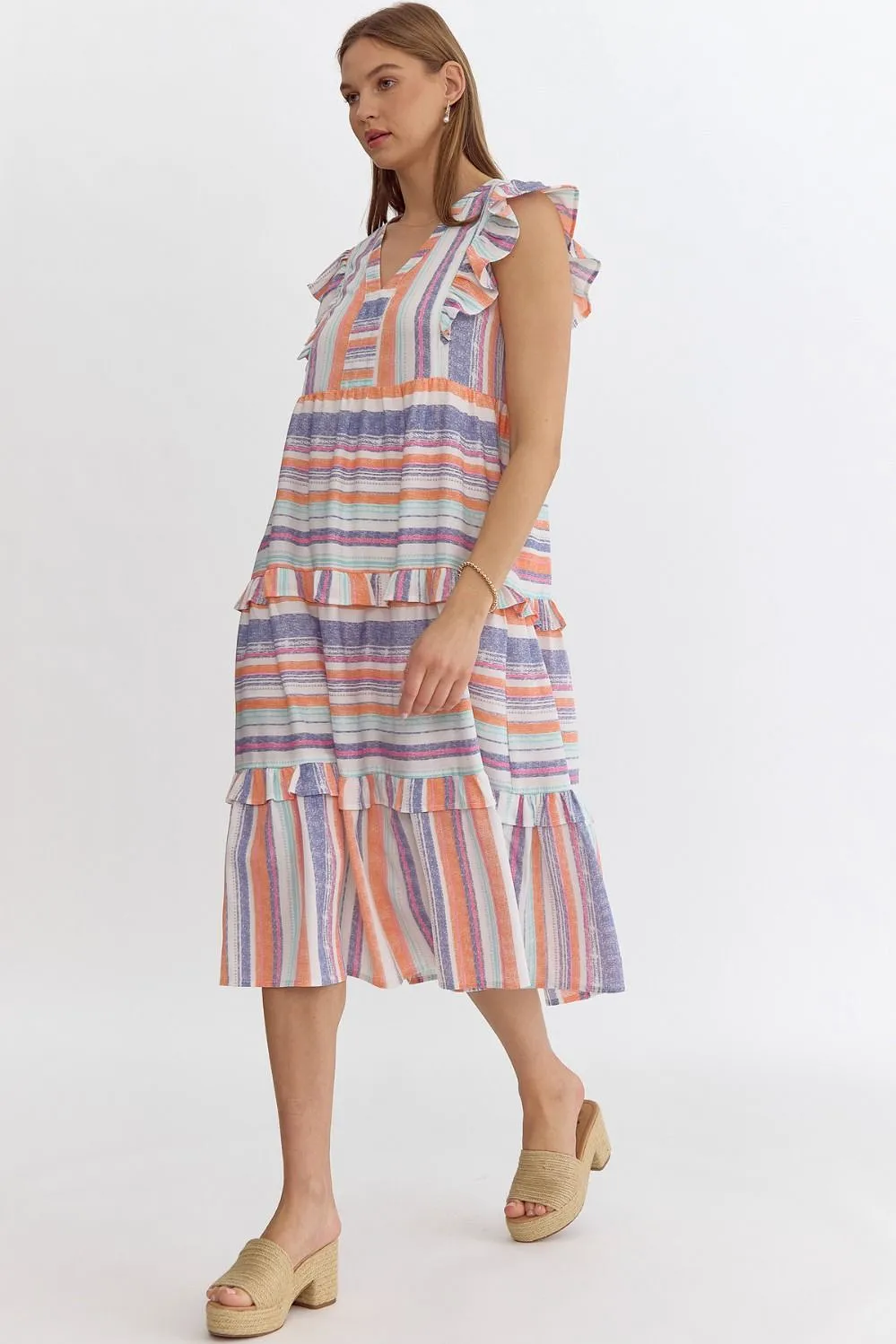 Beach Stroll Midi Dress