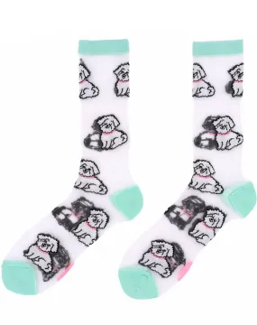 BICHON SHEER SOCKS