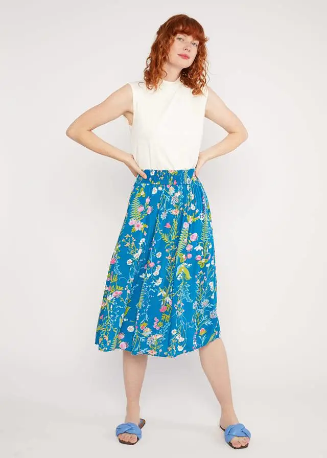 Blutsgeschwister Greek Midsummer Night's Dream Ease of Peace Midi Skirt