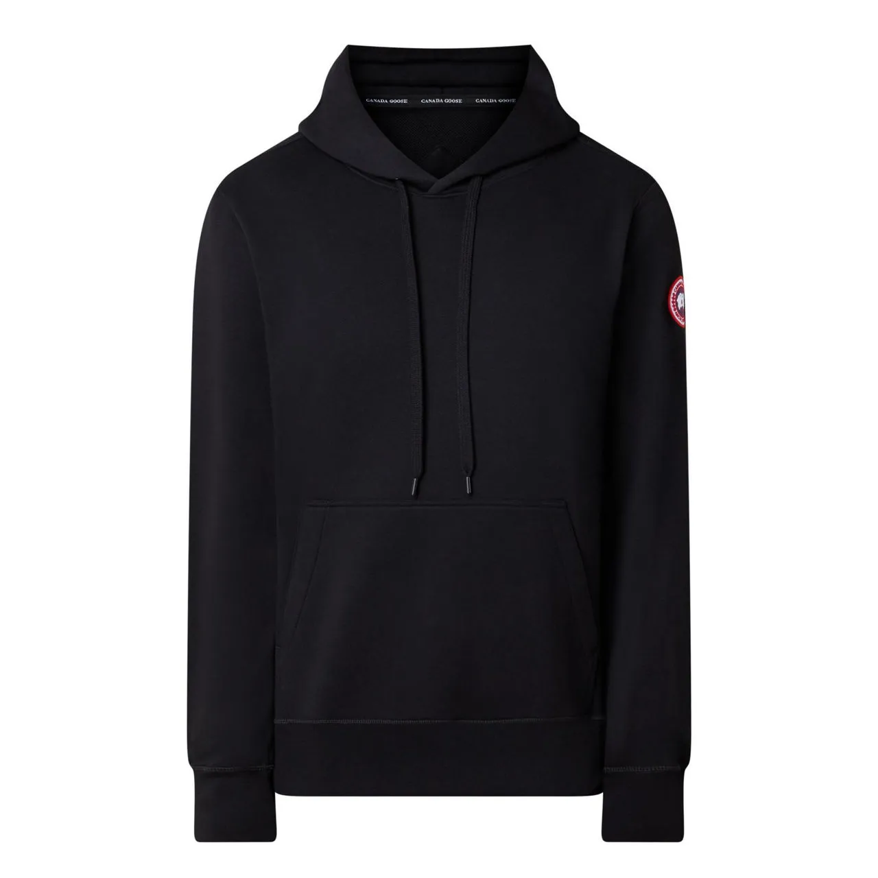 CANADA GOOSE Huron Logo Hoodie - Black