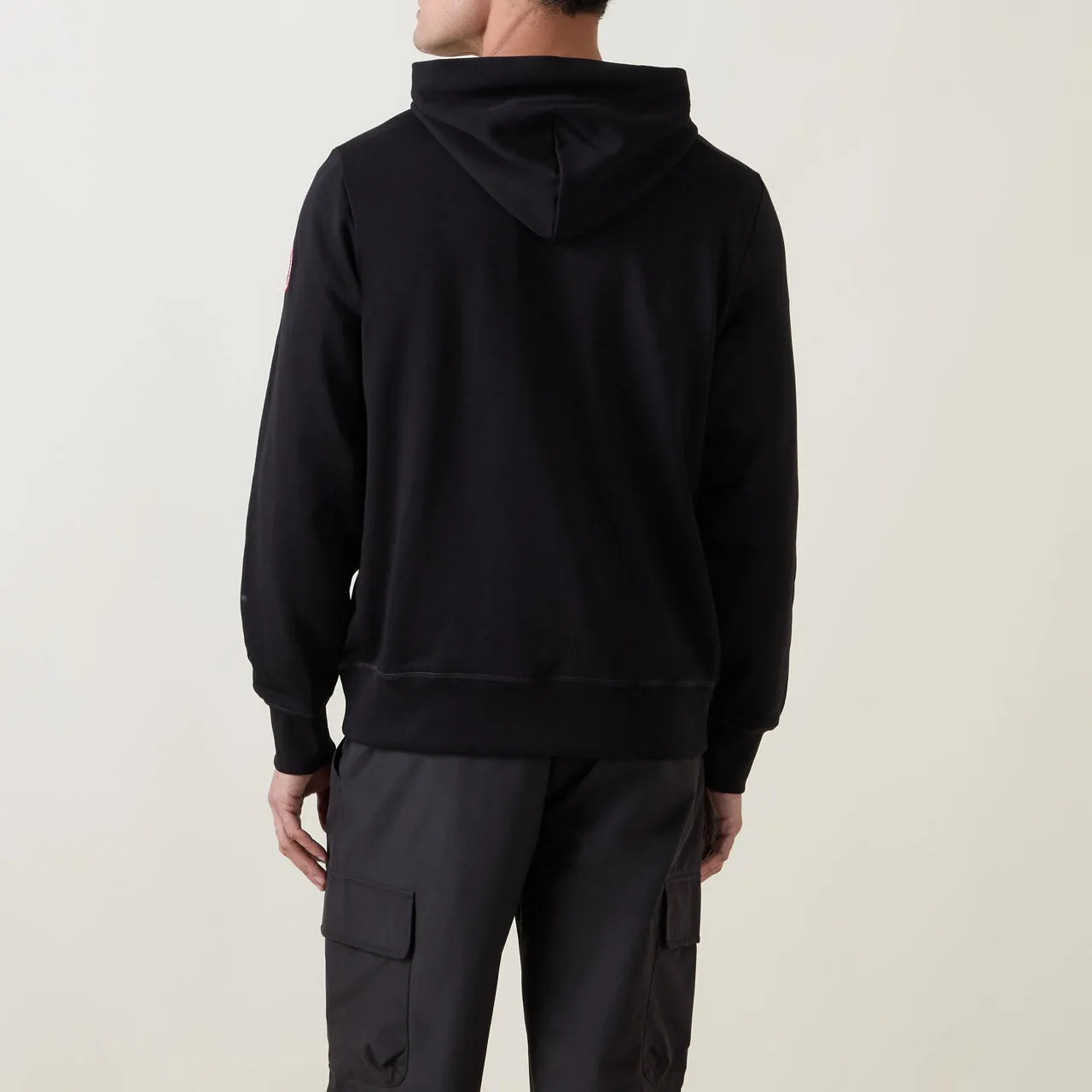 CANADA GOOSE Huron Logo Hoodie - Black