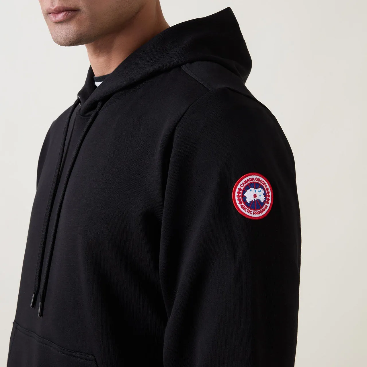 CANADA GOOSE Huron Logo Hoodie - Black