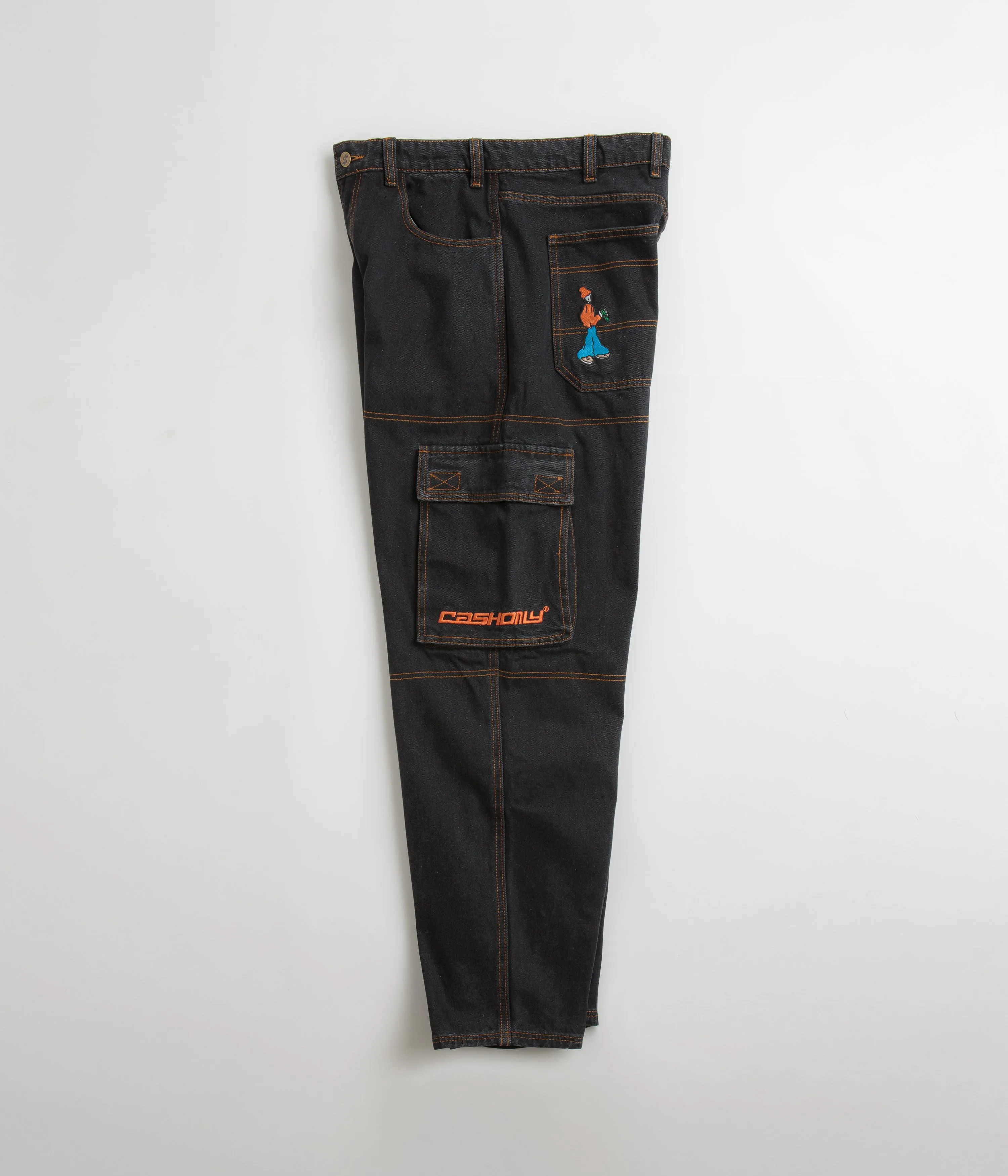 Cash Only Aleka Cargo Jeans - Faded Black