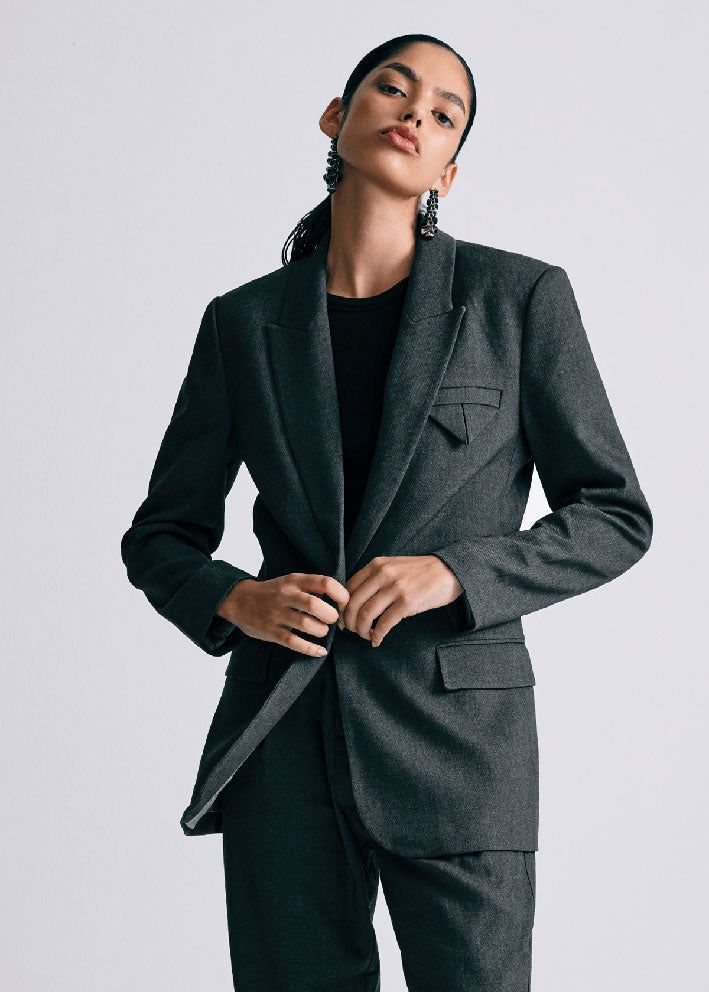 Copenhagen Muse Tailor Jacket - Blazer - Grey Melange