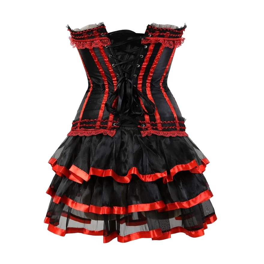 Corset Dress Drag Timon (Red)