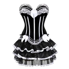 Corset Dress Drag Timon (White)