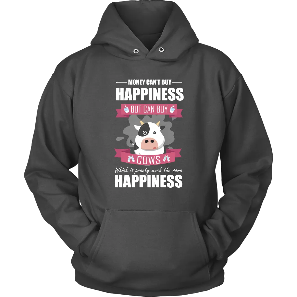 Cows Are Happiness Unisex Hoodie Sweatshirt