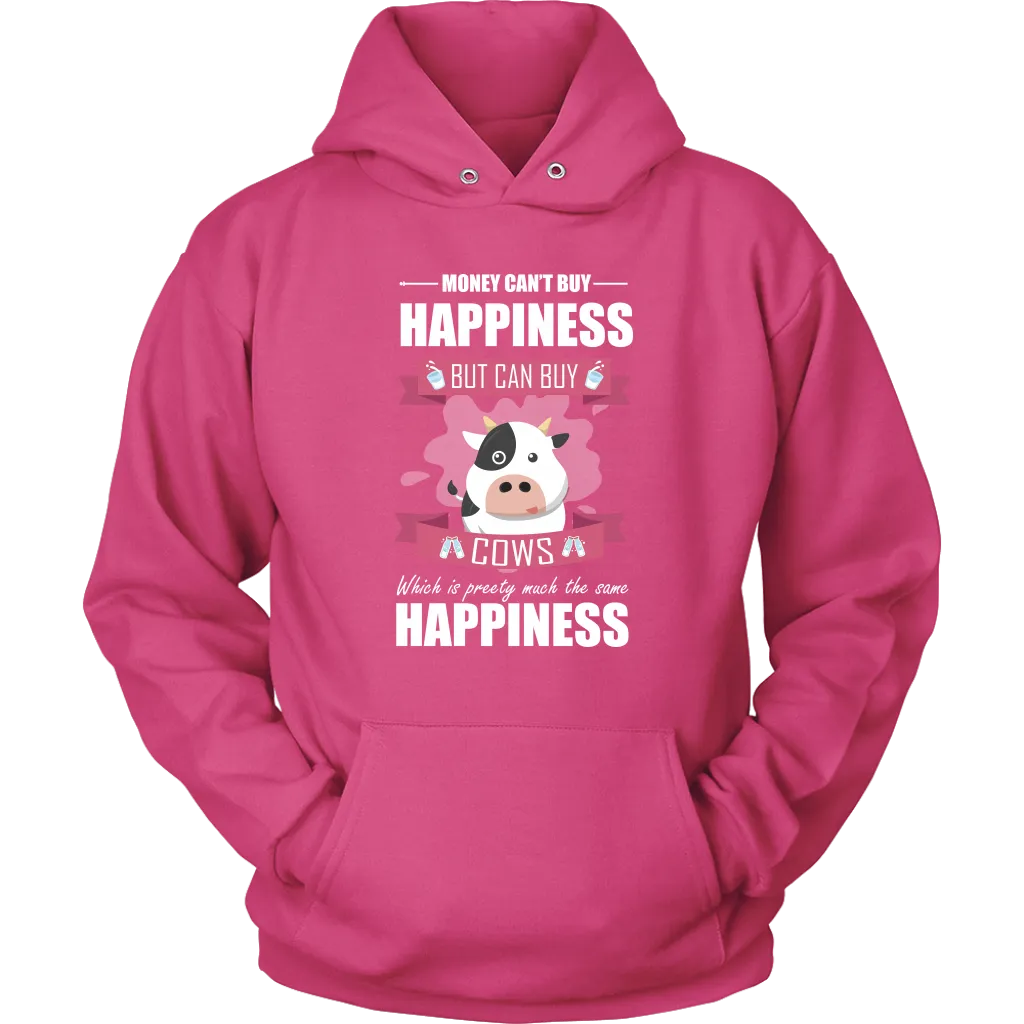 Cows Are Happiness Unisex Hoodie Sweatshirt