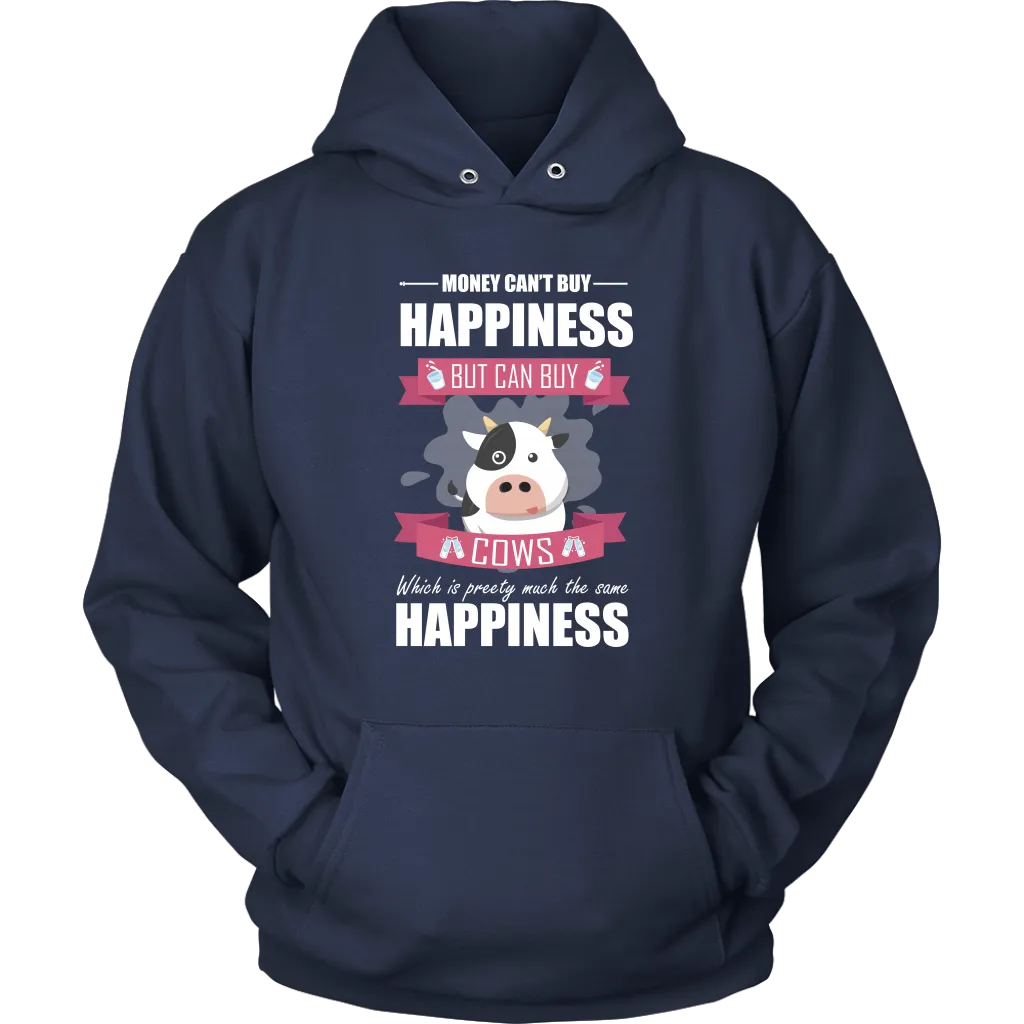 Cows Are Happiness Unisex Hoodie Sweatshirt