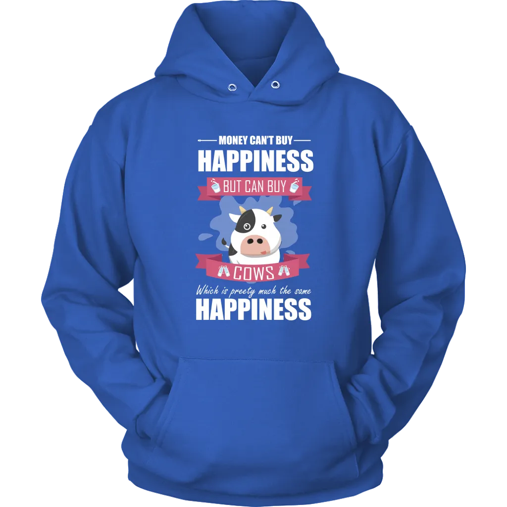 Cows Are Happiness Unisex Hoodie Sweatshirt