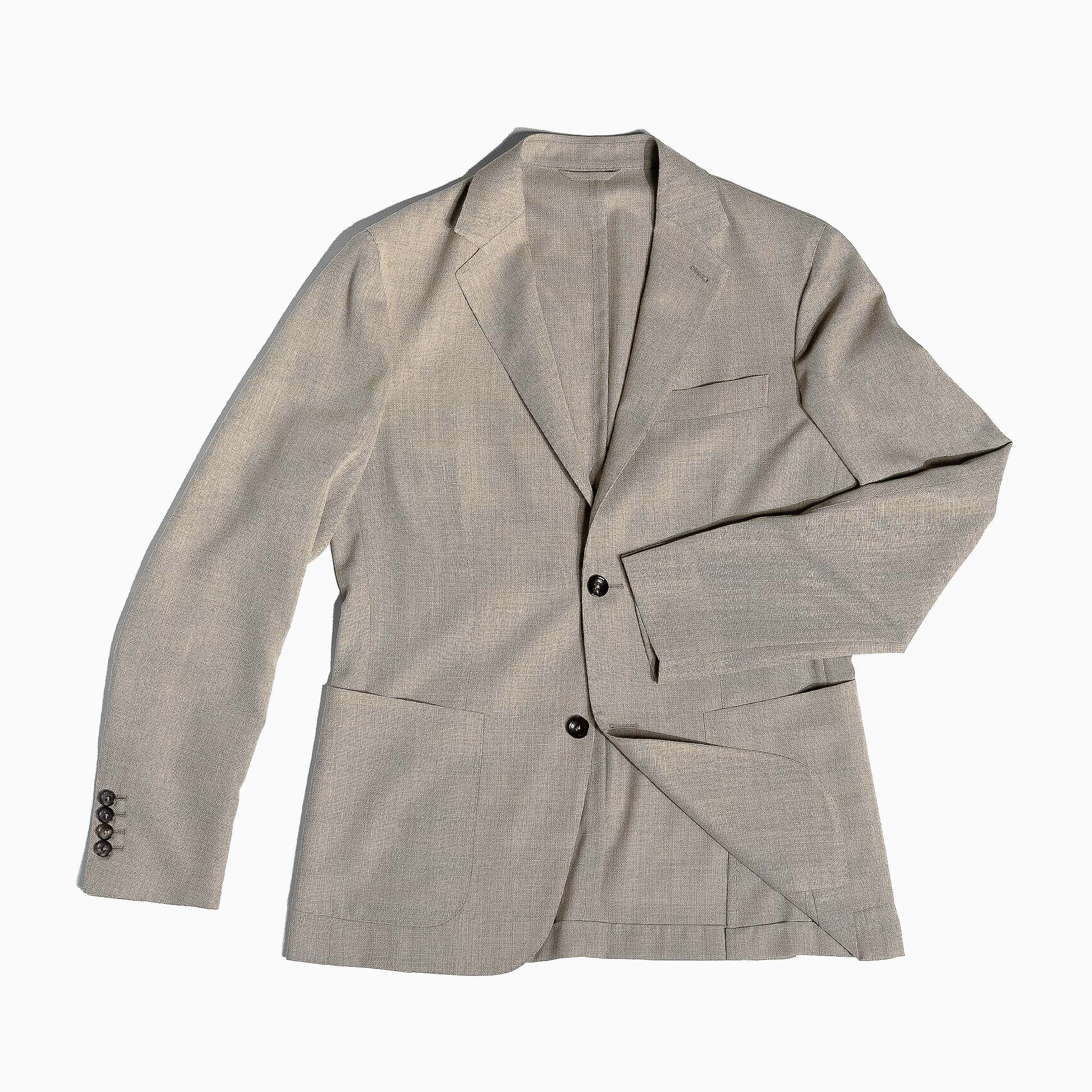 Craig deconstructed  Virgin Wool hopsack structured blazer