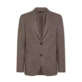 Craig twill flannel wool cashmere blazer