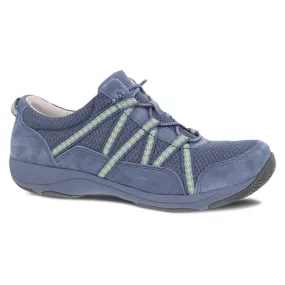 Dansko Harlyn: Blue Suede Sneaker 