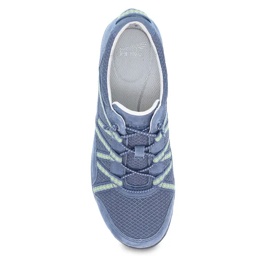 Dansko Harlyn: Blue Suede Sneaker 