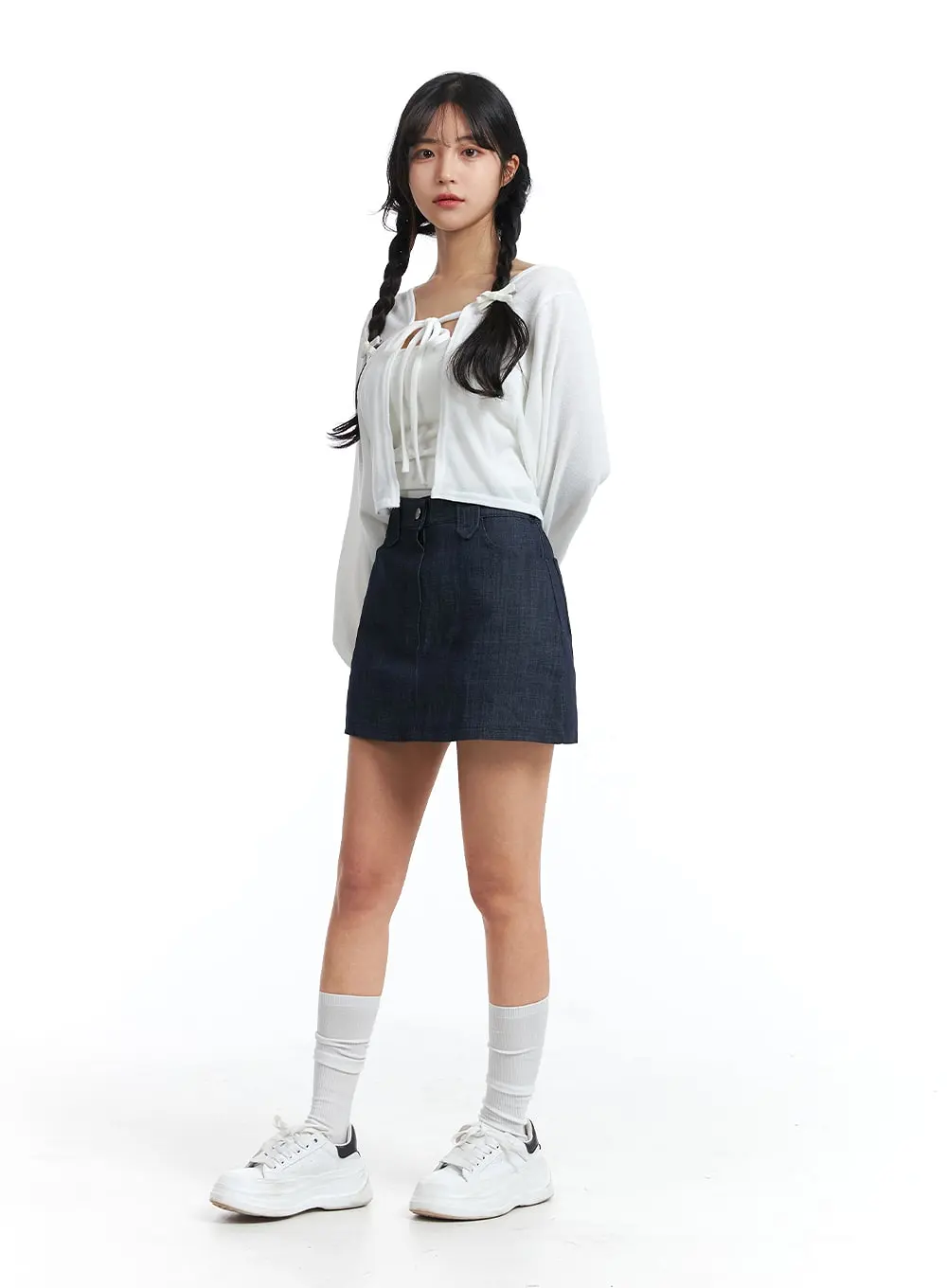 Denim Mini Skirt OJ426