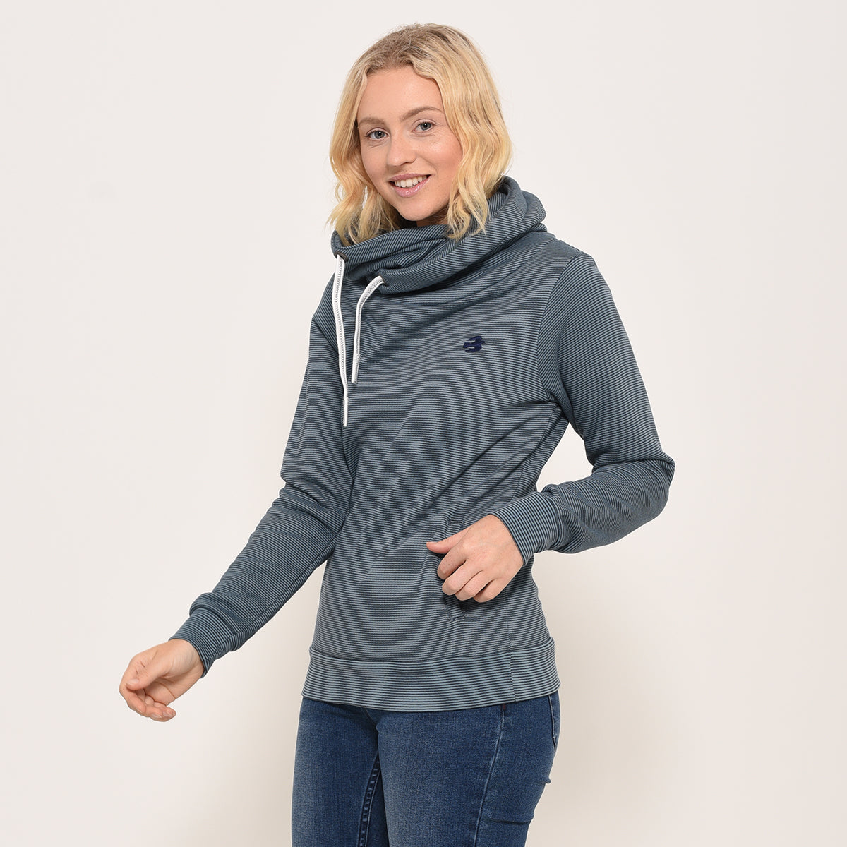 Elise Navy Hoody