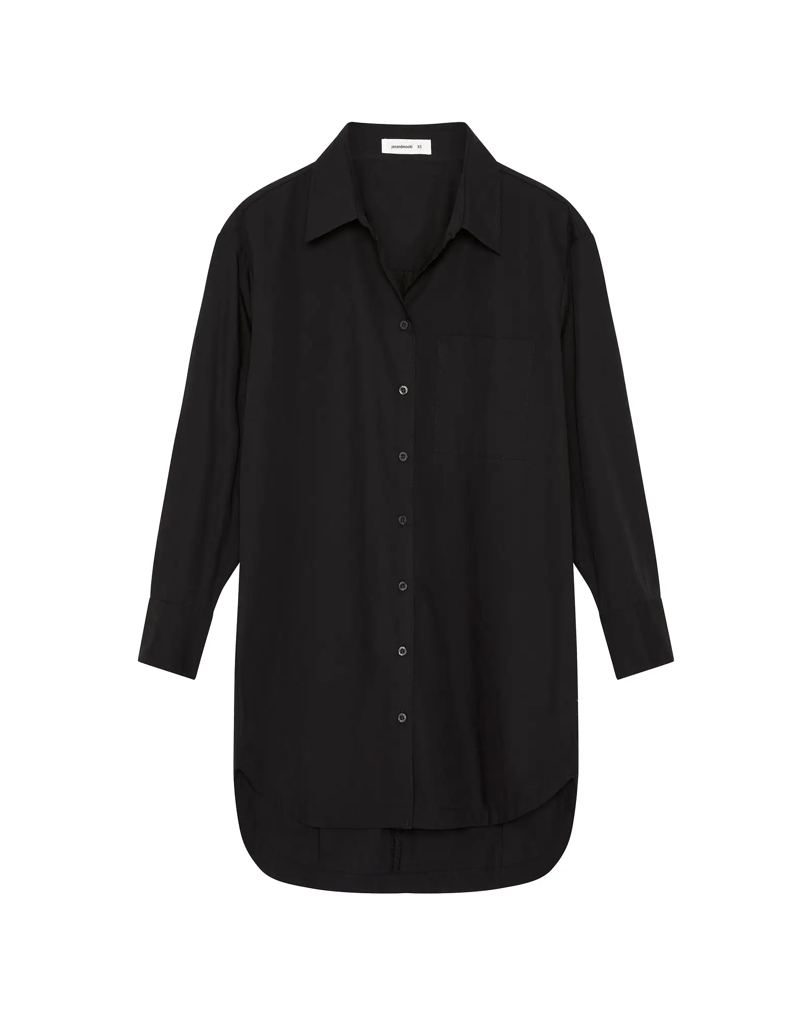 EVERYDAY SHIRT DRESS - BLACK