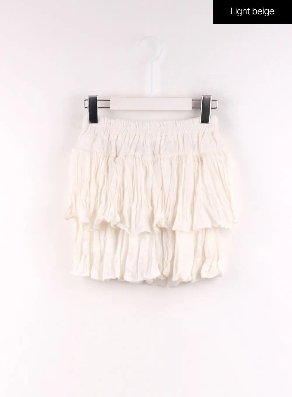 Frill Wrinkle Mini Skirt CF405