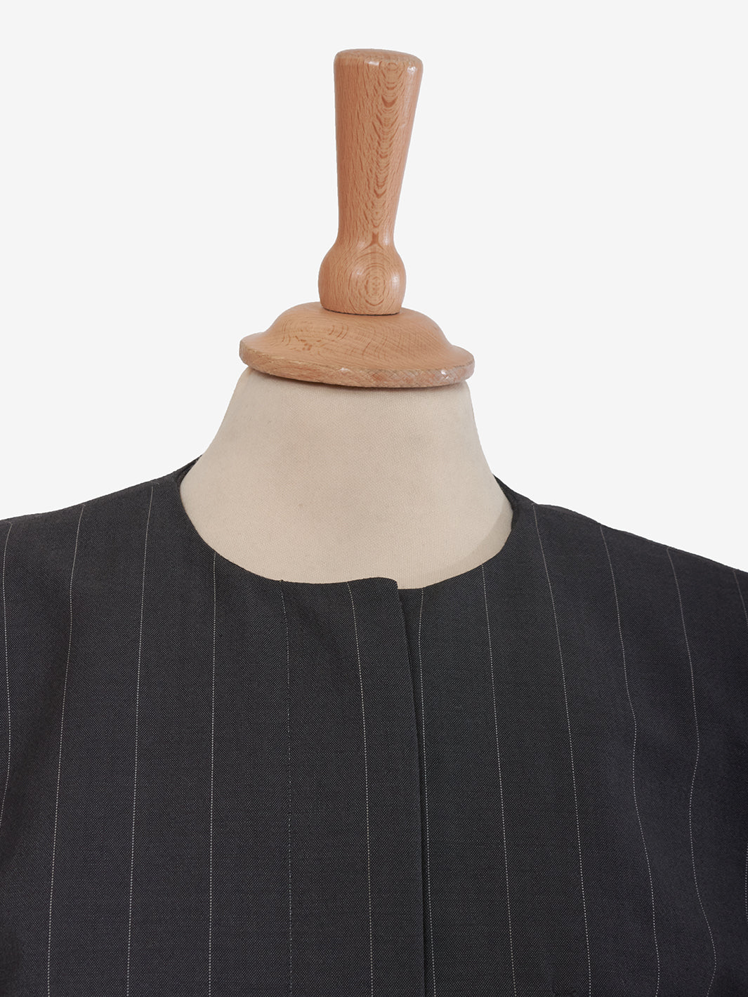 Gianni Versace grey wool pinstripe suit and jacket