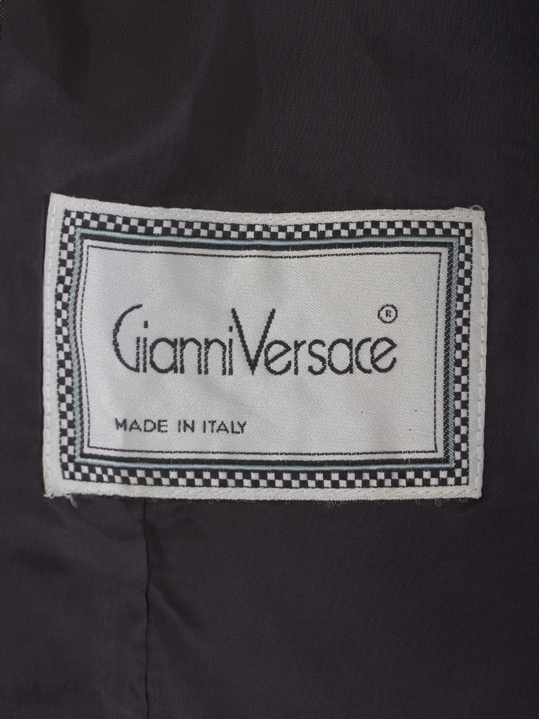 Gianni Versace grey wool pinstripe suit and jacket