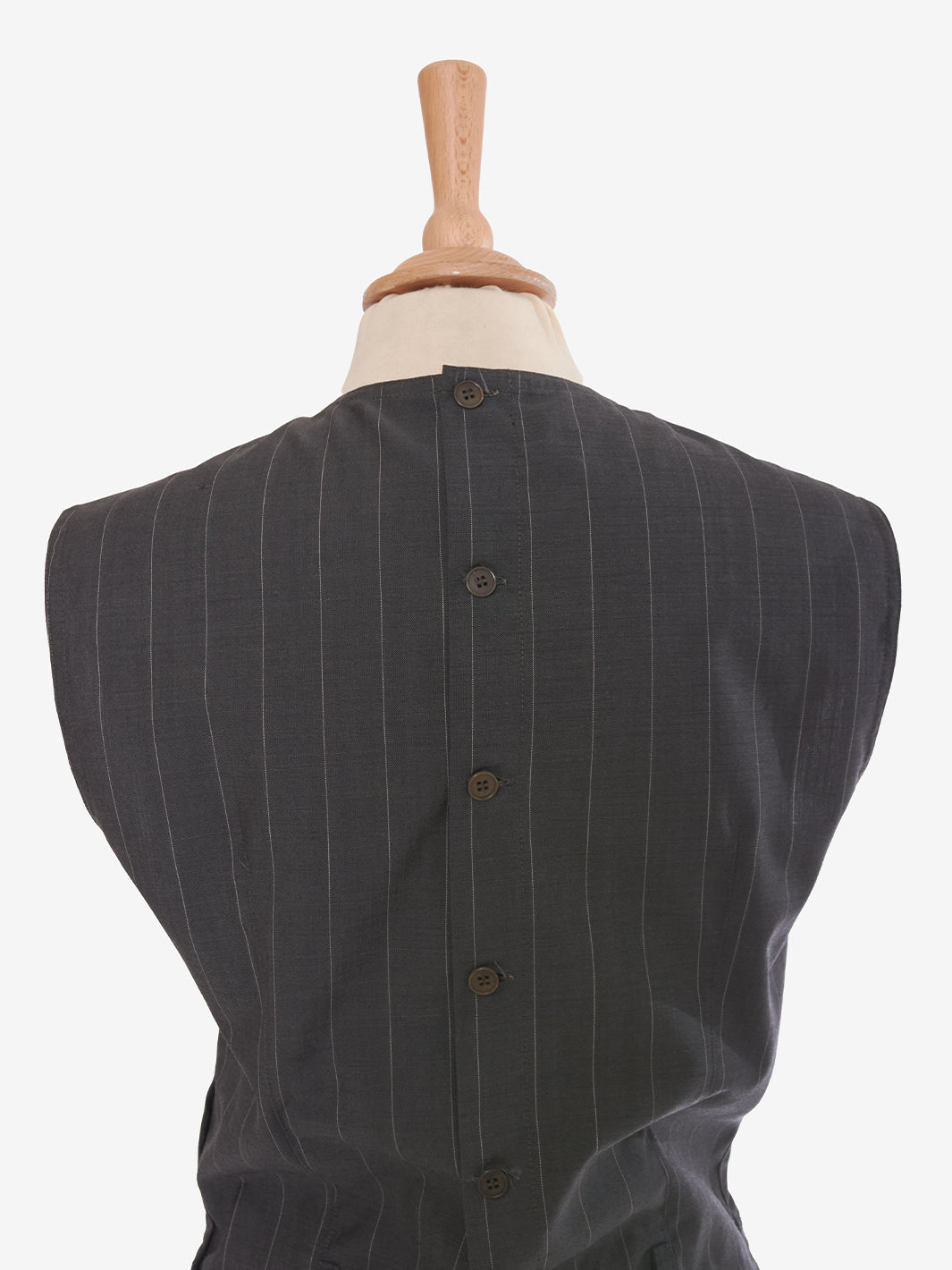 Gianni Versace grey wool pinstripe suit and jacket