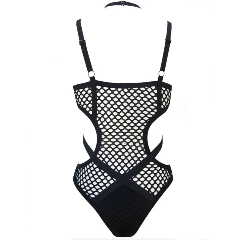 Gothic Fishnet Bodysuit