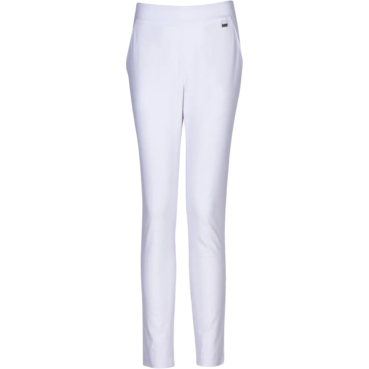 Greg Norman ML75 Ladies Pull-On Stretch Pants - White