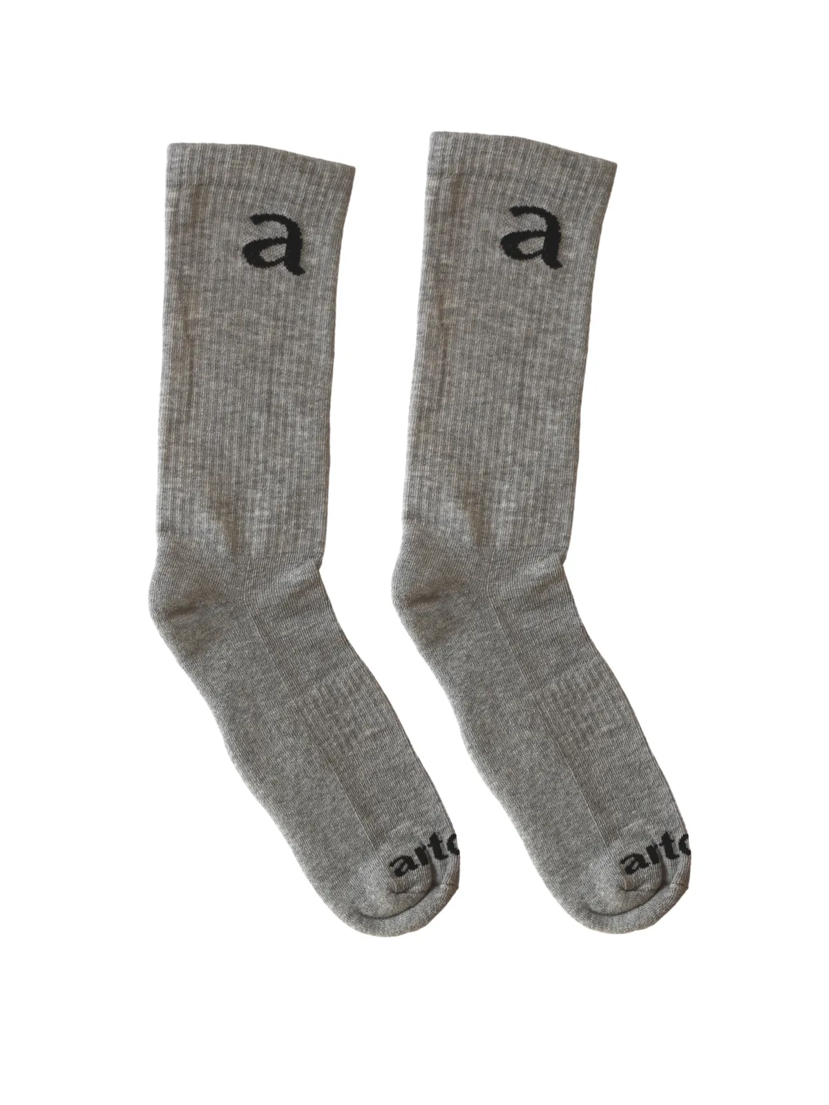 Grey Crew Socks