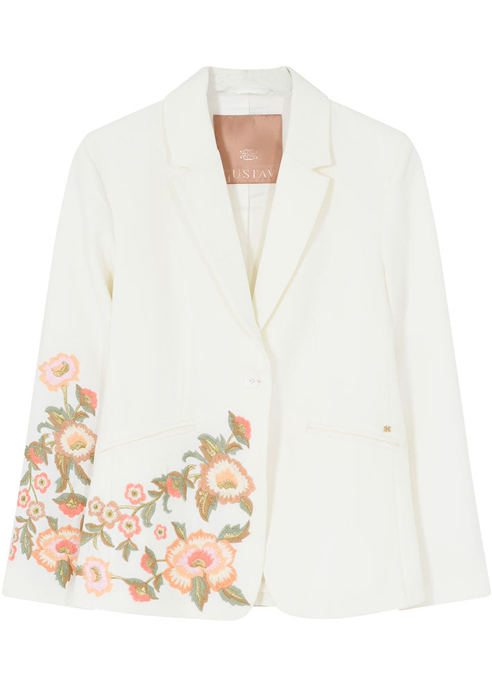 Gustav Stacie Blazer with embroidery 48206 Off White