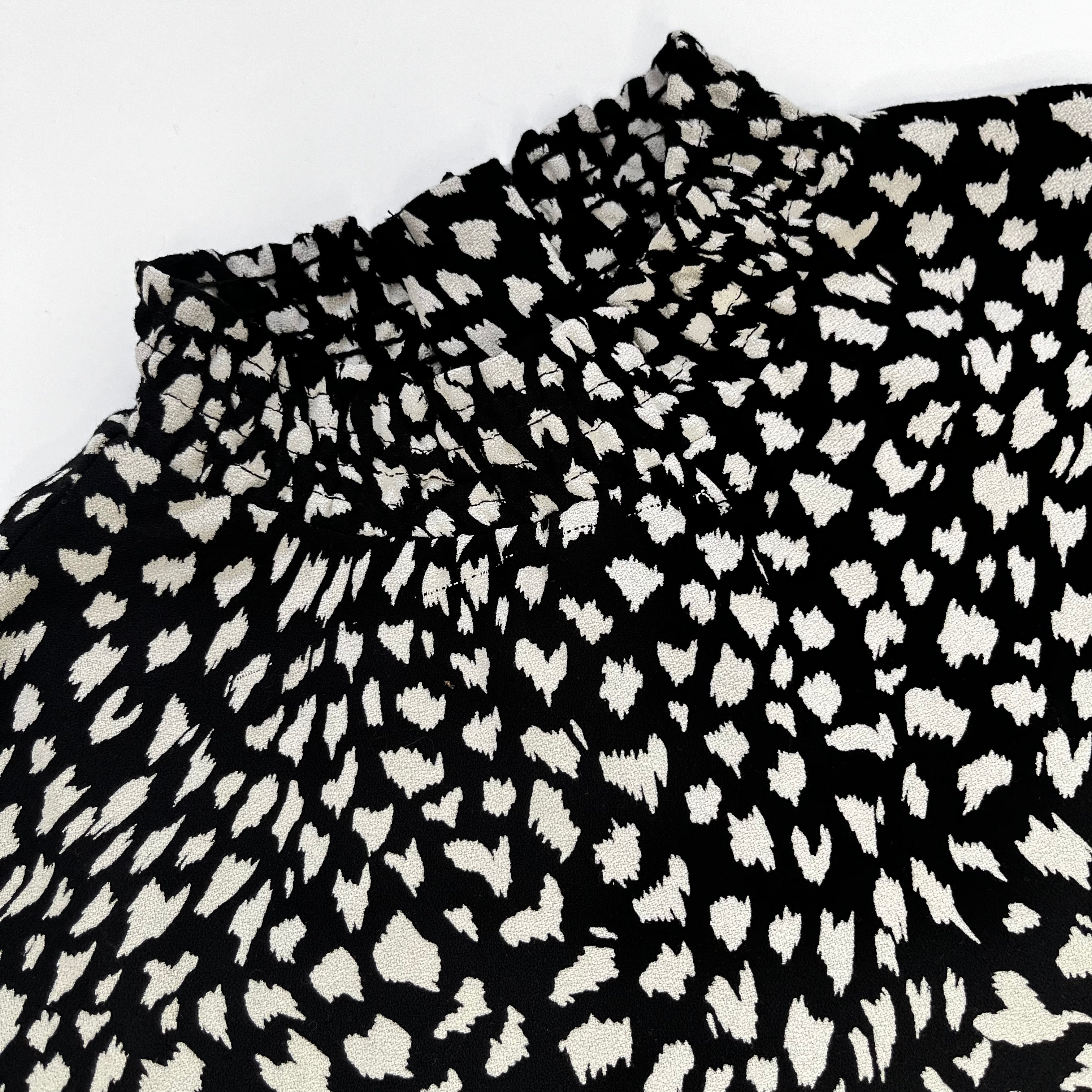 Ikks Black And White Print Dress: 6 Years