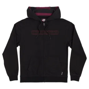 INDEPENDENT BAR STITCH ZIP HOODIE BLACK