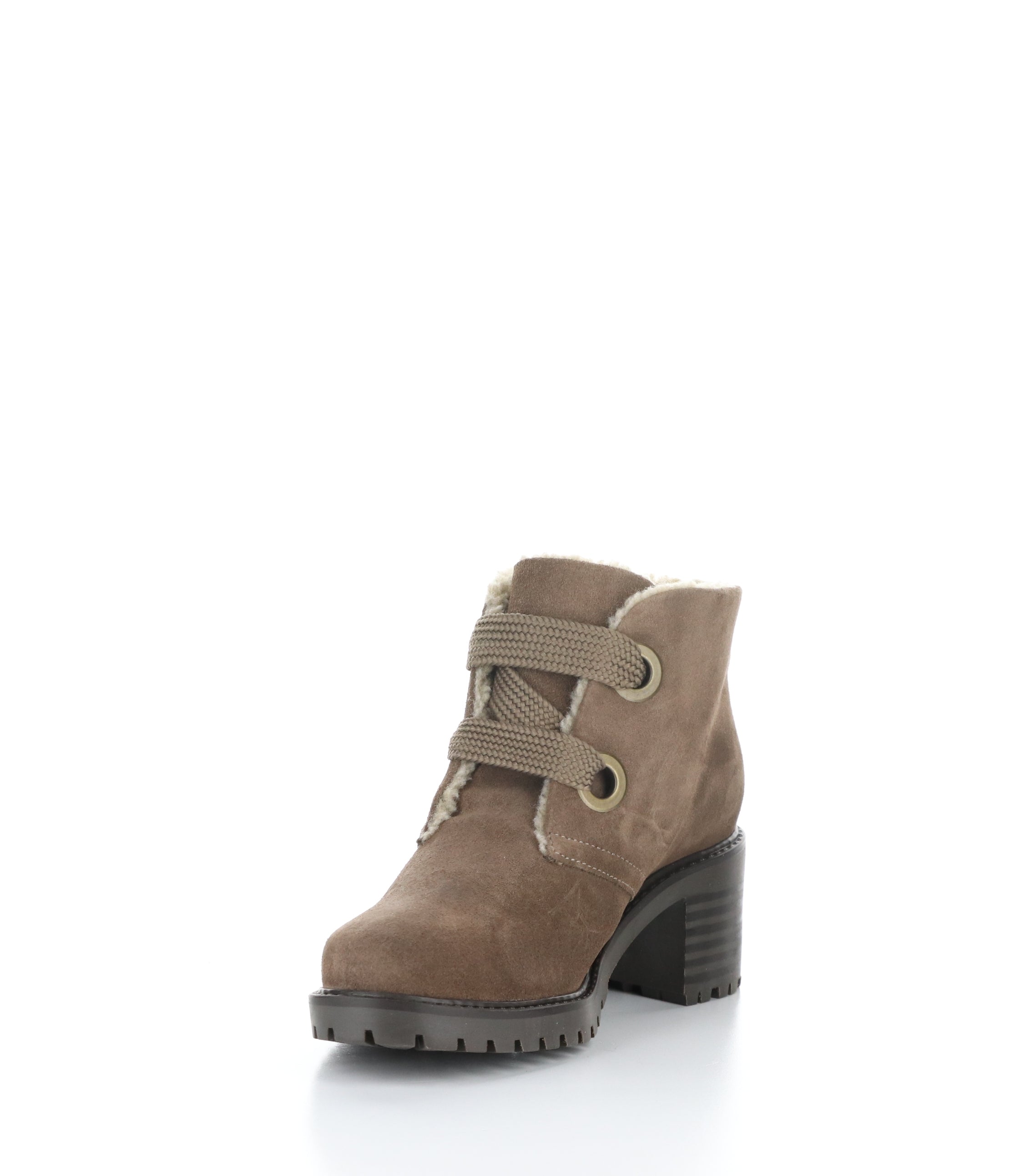 INDEX TAUPE Round Toe Boots