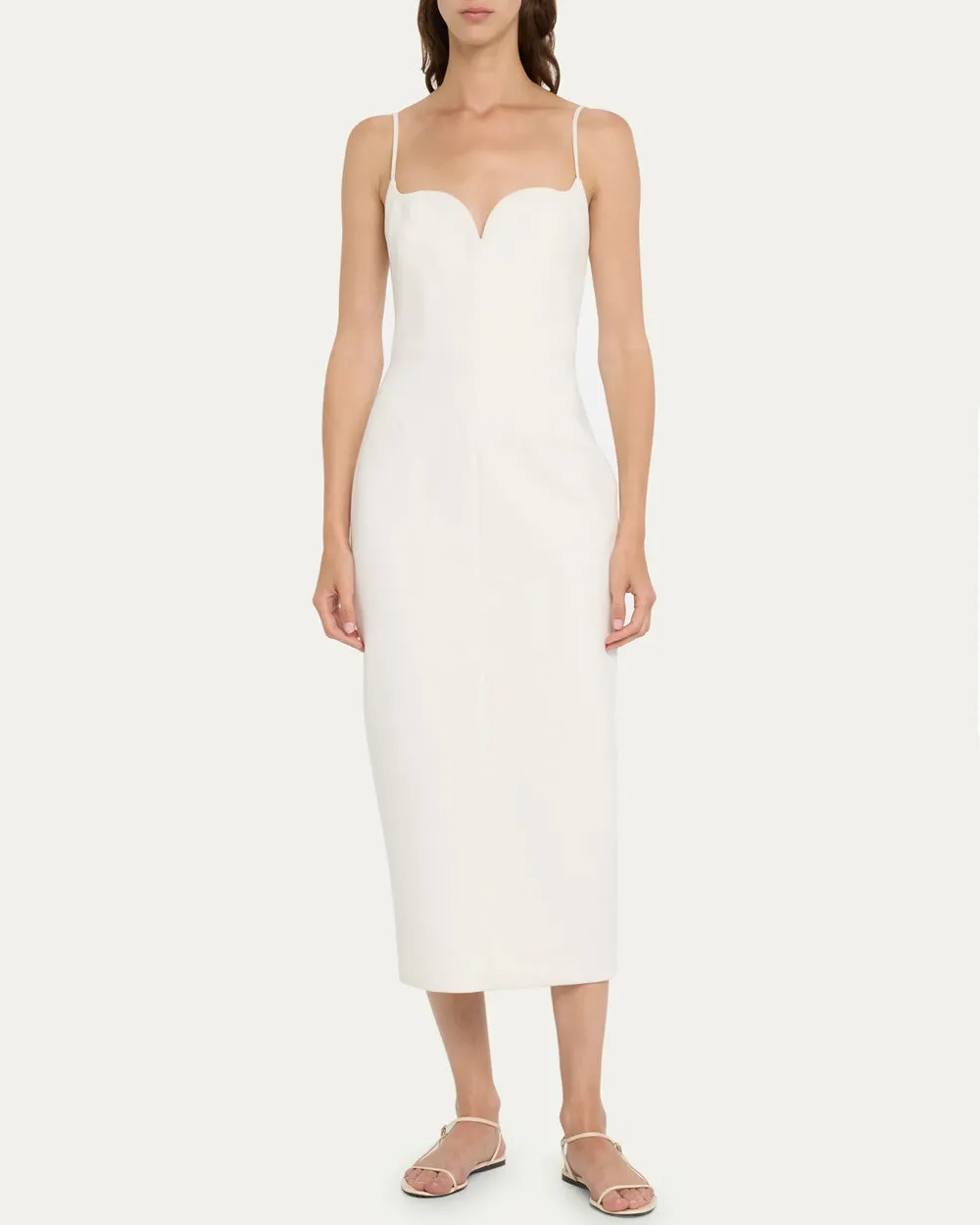 Ivory Loren Midi Dress