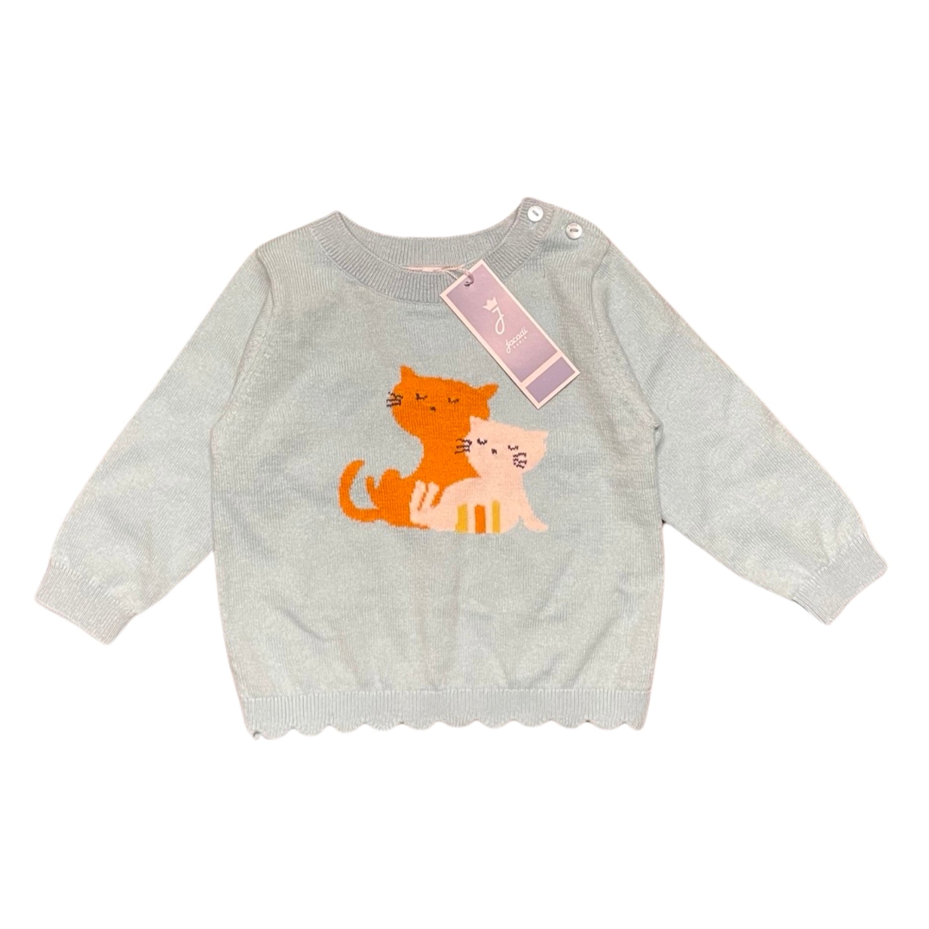 Jacadi Cat Sweater