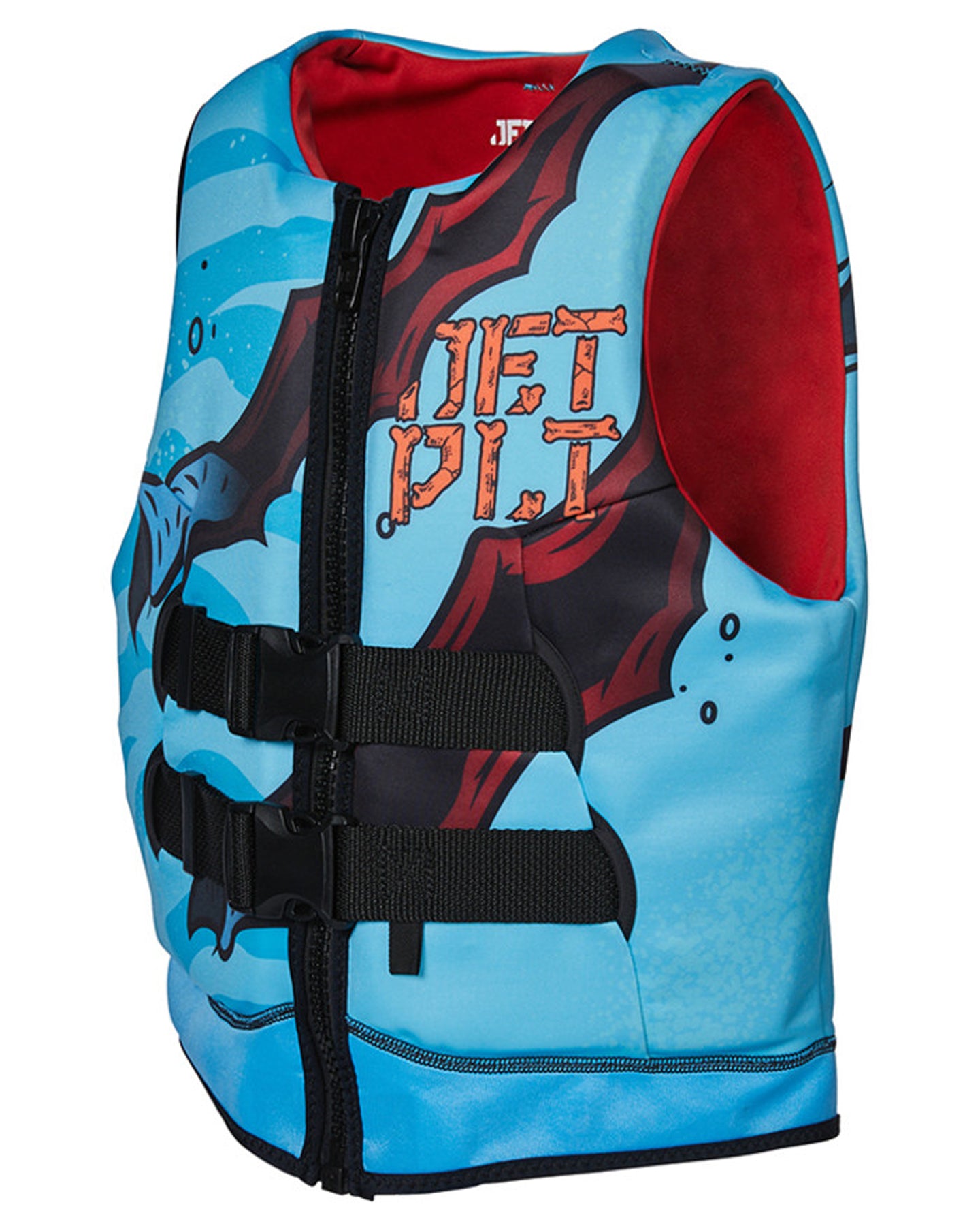 Jetpilot Boys Rex Youth Cause Neo Vest - Blue - 2024