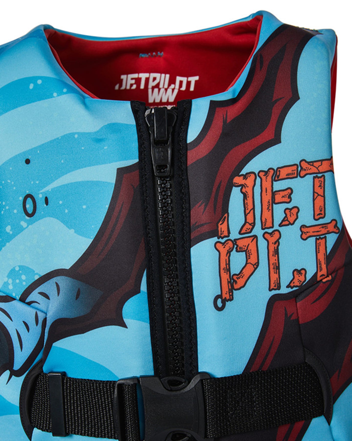 Jetpilot Boys Rex Youth Cause Neo Vest - Blue - 2024