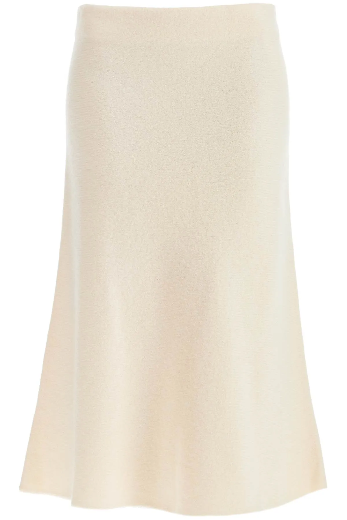 JIL SANDER Elegant Wool Flared Midi Skirt