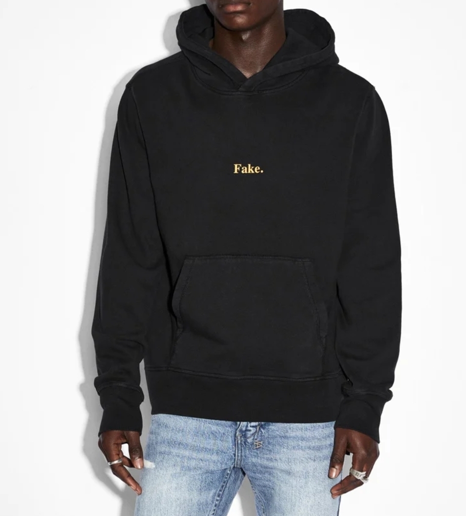 KSUBI  |FakeKash Hoodie☆KSUBI Fake Kash Hoodie Black Orange