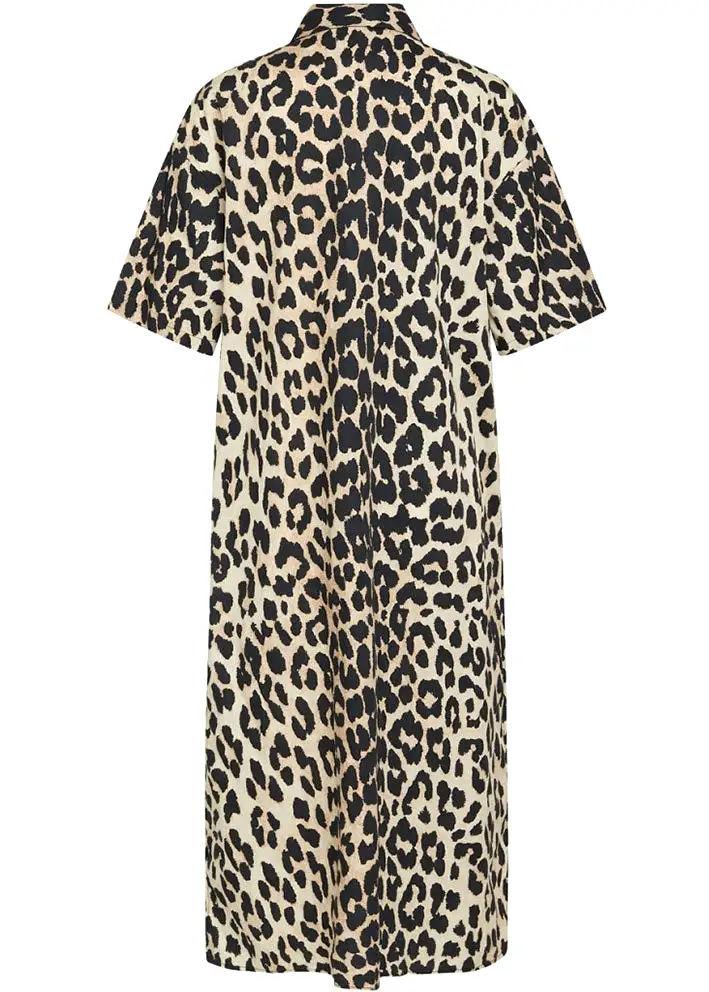 La Rouge Leonora Shirt Dress - Kjole - Leopard